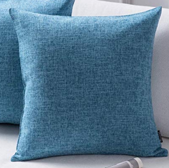 cerulean blue throw pillows